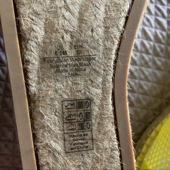 Yellow CIRCUS by Sam Edelman Lena Espadrille Flats - Picture 8 of 9